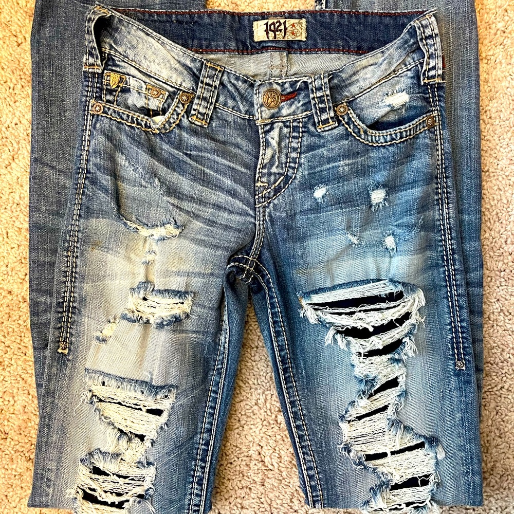 Silver vintage 1921 straight jean 25/34